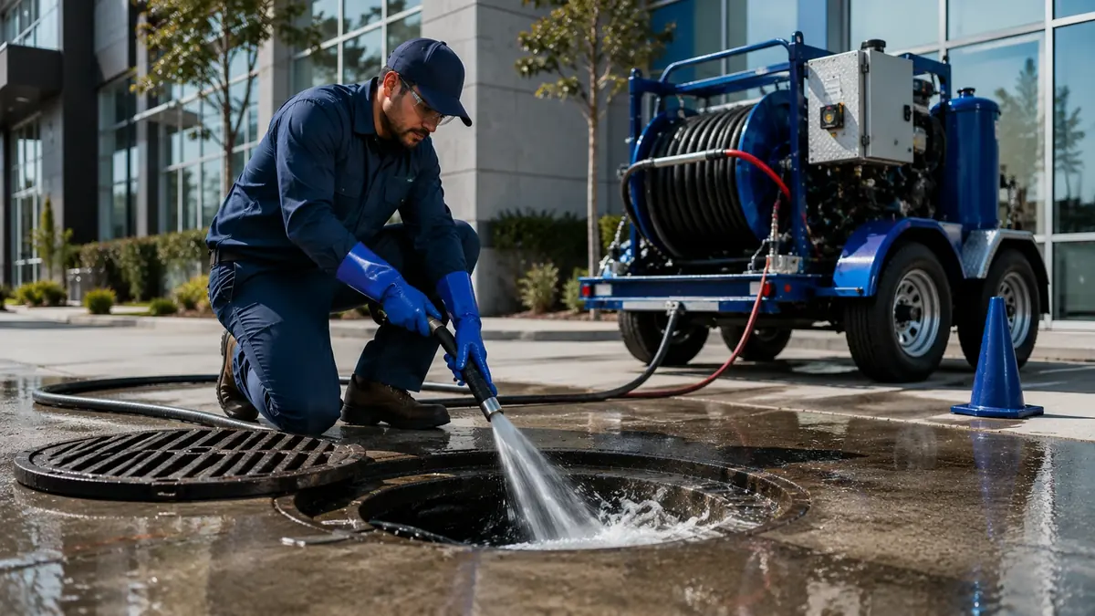Commercial Hydro Jet Drain Cleaning in Westminster