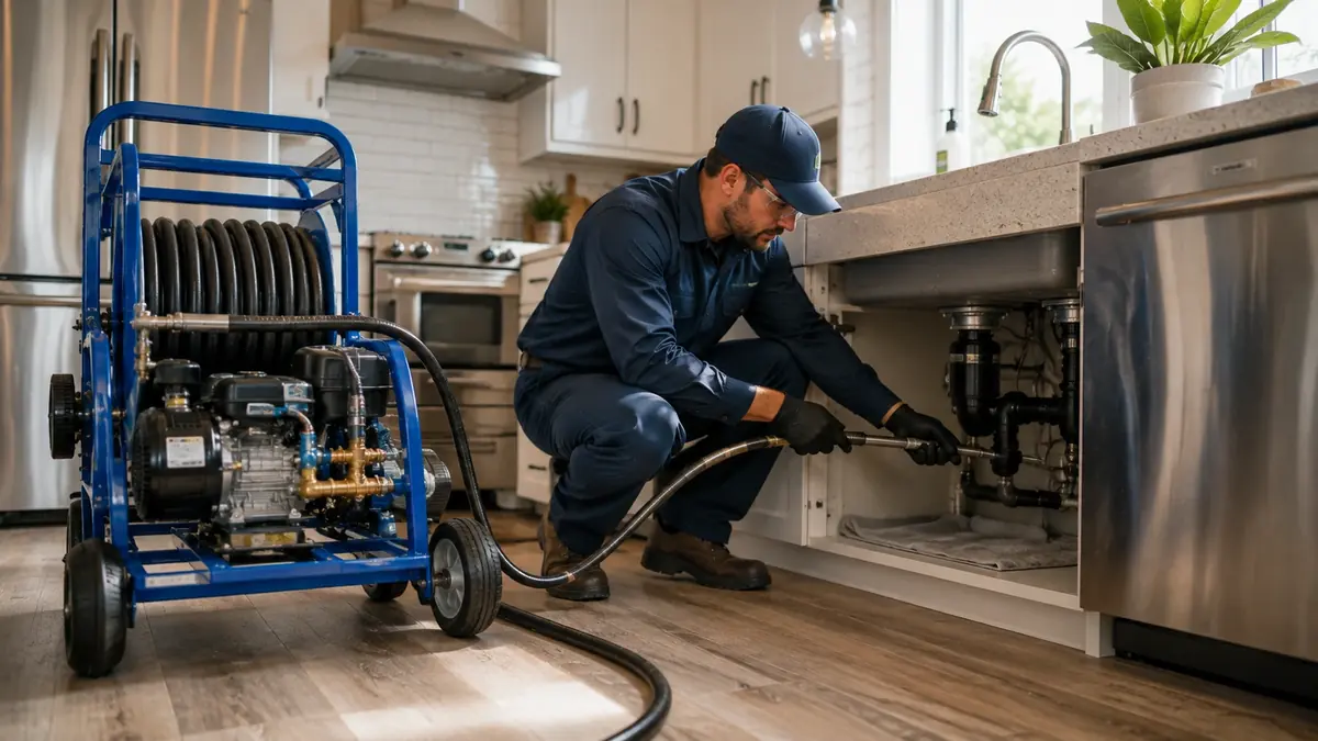 Kitchen Drain Hydro Jetting in Westminster